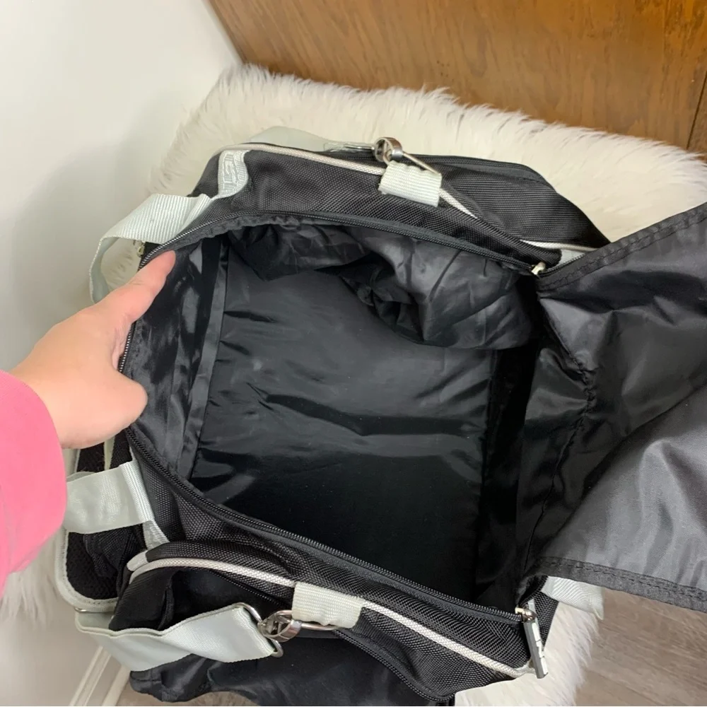 GNC Black Gym Duffel Bag